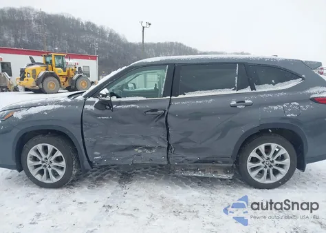 2021 Toyota Highlander Hybrid Limited z USA, uszkodzony, nr VIN 5TDXBRCH6MS520205